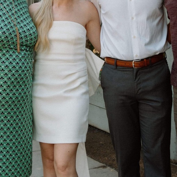 Rebecca Vallance Mini Daphne Ivory Dress with Bow - Picture 4 of 5